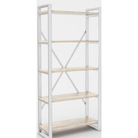 Стеллаж Hype Mebel Стандарт-2 80x170 (белый/древесина белая) - Изображение №1 — Chaika Market