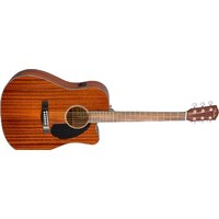 Электроакустическая гитара Fender CD-60SCE All Mahogany - Изображение №3 — Chaika Market