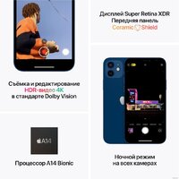 Смартфон Apple iPhone 12 128GB Восстановленный by Breezy, грейд B (синий) - Изображение №5 — Chaika Market