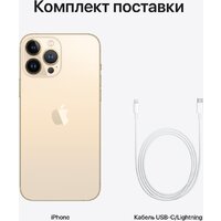 Смартфон Apple iPhone 13 Pro Max 128GB Восстановленный by Breezy, грейд B (золотой) - Изображение №10 — Chaika Market