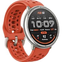 Умные часы Amazfit Active 2 Premium (серебристый, с черным кожаным ремешком) - Изображение №7 — Chaika Market