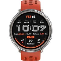 Умные часы Amazfit Active 2 Premium (серебристый, с черным кожаным ремешком) - Изображение №6 — Chaika Market