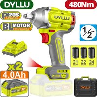 Гайковерт Dyllu DTCD1B483 (с 2-мя АКБ, кейс) — Chaika Market