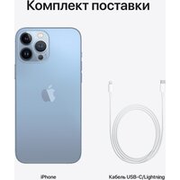 Смартфон Apple iPhone 13 Pro Max 128GB Восстановленный by Breezy, грейд A (небесно-голубой) - Изображение №9 — Chaika Market