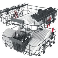 Встраиваемая посудомоечная машина Whirlpool WBC 3C34 PF X - Изображение №3 — Chaika Market