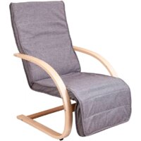 Интерьерное кресло AksHome Grand (ткань, серый) — Chaika Market