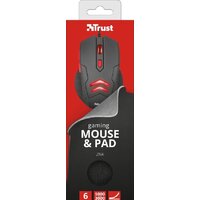 Игровая мышь Trust Ziva gaming mouse with mouse pad 21963 - Изображение №7 — Chaika Market