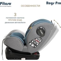 Детское автокресло Pituso Roys Pro (серый/темно-синий вкладыш) - Изображение №13 — Chaika Market
