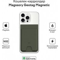 Кредитница Magssory Geotag Magnetic Khaki ACL003k - Изображение №9 — Chaika Market