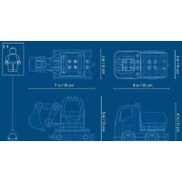Конструктор LEGO Duplo 10931 Грузовик и гусеничный экскаватор - Изображение №10 — Chaika Market