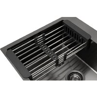 Кухонная мойка ARFEKA ECO AR мойка 600*500, коландер, дозатор BLACK - Изображение №6 — Chaika Market