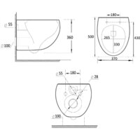 Унитаз подвесной Roxen Egg в комплекте с инсталляцией StounFix Dual Fresh 6 в 1 968031 (кнопка: золото глянцевое ) - Изображение №18 — Chaika Market