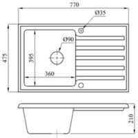 Кухонная мойка БелЭворс Со смесителем и дозатором Styl L + L74004-9 + L405-1 (серый/сатин) - Изображение №9 — Chaika Market