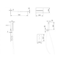 Душевая система  Abber Weiss Insel AF8052W (белый) - Изображение №3 — Chaika Market
