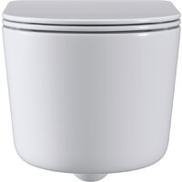 Унитаз подвесной Roxen Simple Compact в комплекте с инсталляцией StounFix Dual Fresh 6 в 1 917914 (кнопка: черный матовый) - Изображение №7 — Chaika Market