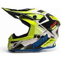 Мотошлем AIM RH855 Fiber Glass Swift RH855S-BYR-XXXL (XXXL, желтый/красный) - Изображение №3 — Chaika Market