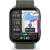 Умные часы Garmin Venu X1 (титановый/зеленый) - Изображение №3 — Chaika Market