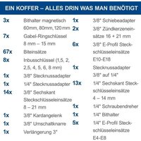 Универсальный набор инструментов Scheppach TB170 5909311900 (135 предметов) - Изображение №3 — Chaika Market