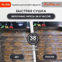 Сушилка для овощей и фруктов Pullman PL-1110 - Изображение №2 — Chaika Market