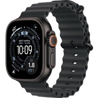 Умные часы Apple Watch Ultra 3 LTE 49 мм (титановый корпус, черный/черный, ремешок из эластомера) — Chaika Market