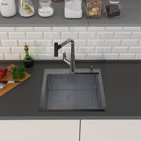 Кухонная мойка Roxen Simple 560220-45B - Изображение №2 — Chaika Market
