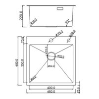 Кухонная мойка Roxen Simple 560220-45B - Изображение №15 — Chaika Market