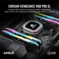 Оперативная память Corsair Vengeance RGB PRO SL 2x16GB DDR4 PC4-25600 CMH32GX4M2E3200C16 - Изображение №3 — Chaika Market