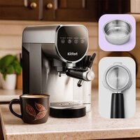 Рожковая кофеварка Kitfort KT-7692 - Изображение №7 — Chaika Market