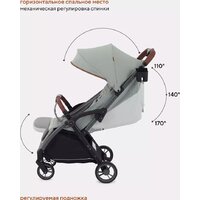 Коляска прогулочная «книга» Rant MOWbaby Atom MB200 (green) - Изображение №19 — Chaika Market