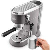 Рожковая кофеварка DeLonghi Dedica Metallics EC785.GY - Изображение №4 — Chaika Market