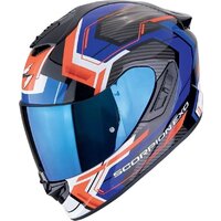 Мотошлем Scorpion Exo EXO-1400 Evo II Linart (р. M, черный/синий/красный) - Изображение №1 — Chaika Market