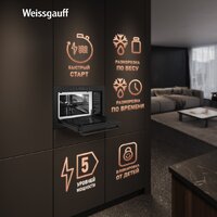 Микроволновая печь Weissgauff HMT-256 TSB Matt Edition - Изображение №3 — Chaika Market