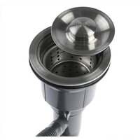 Кухонная мойка Roxen Vespa 560230-70L сатин (с коландером и дозатором) - Изображение №11 — Chaika Market