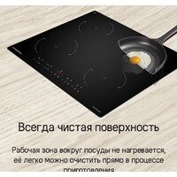 Варочная панель MAUNFELD CVI604EXWH - Изображение №13 — Chaika Market