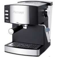 Рожковая кофеварка Pioneer CM111P (серебристый/черный) - Изображение №2 — Chaika Market