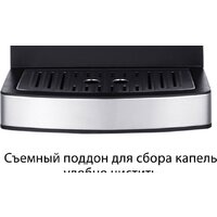 Рожковая кофеварка Pioneer CM111P (серебристый/черный) - Изображение №5 — Chaika Market