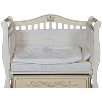 Классическая детская кроватка Антел Julia 11 (белый) - Изображение №2 — Chaika Market