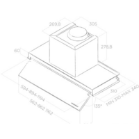 Кухонная вытяжка Elica Boxin No Drip IX/A/120 - Изображение №6 — Chaika Market