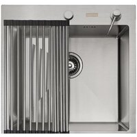 Кухонная мойка ARFEKA ECO AR мойка 500*500, роллер-мат, дозатор SATIN - Изображение №2 — Chaika Market