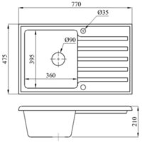 Кухонная мойка БелЭворс Styl R + Like F8005022 (черный) - Изображение №14 — Chaika Market