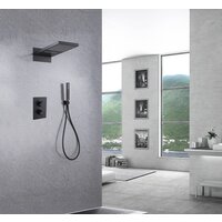 Душевая система  Abber Weiss Insel AF8052B (черный матовый) - Изображение №2 — Chaika Market