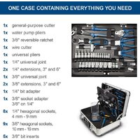 Универсальный набор инструментов Scheppach TB150 5909306900 (101 предмет) - Изображение №3 — Chaika Market