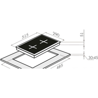Варочная панель HOMSair HGG321BK - Изображение №2 — Chaika Market