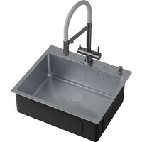 Кухонная мойка Roxen Simple 560220-45 - Изображение №9 — Chaika Market