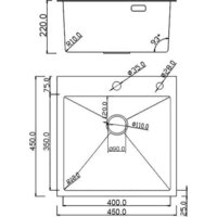 Кухонная мойка Roxen Simple 560220-45 - Изображение №16 — Chaika Market