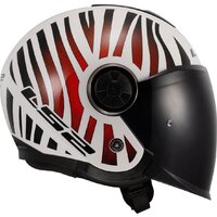 Мотошлем LS2 OF620 Classy Cool (S, белый/красный) - Изображение №6 — Chaika Market