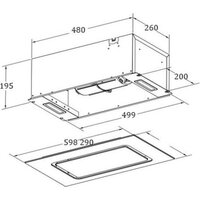 Кухонная вытяжка ZorG Santa 1060 60 S (черный) - Изображение №9 — Chaika Market