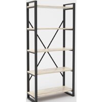 Стеллаж Hype Mebel Стандарт-2 50x200 (черный/древесина белая) — Chaika Market