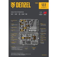 Набор домашнего мастера Denzel 15804 (122 предмета) - Изображение №33 — Chaika Market
