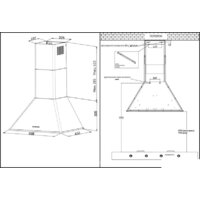 Кухонная вытяжка Korting KHC 6648 RGB - Изображение №2 — Chaika Market